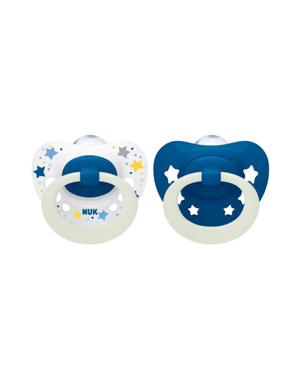 NUK - SIGNATURE Night Πιπίλα Σιλικόνης 18-36m με θήκη - 2τεμ.
